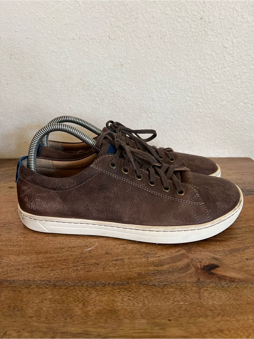 Birkenstock Natural Leather ARRAN Espresso Lace Up Sneaker Sz L10–10.5 M8–8.5